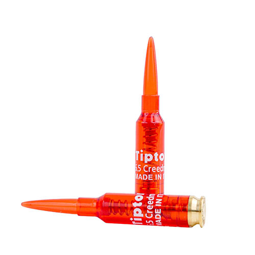 Le Snap Caps 6.5 Creedmoor 2-Pack di TIPTON sono ideali per liberare la tensione delle molle del cane e per l'allenamento al tiro a secco.